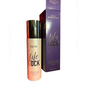 Tarte Life Lock hydrating setting spray.